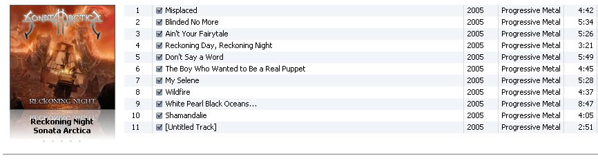 Sonata Arctica - Reckoning Night